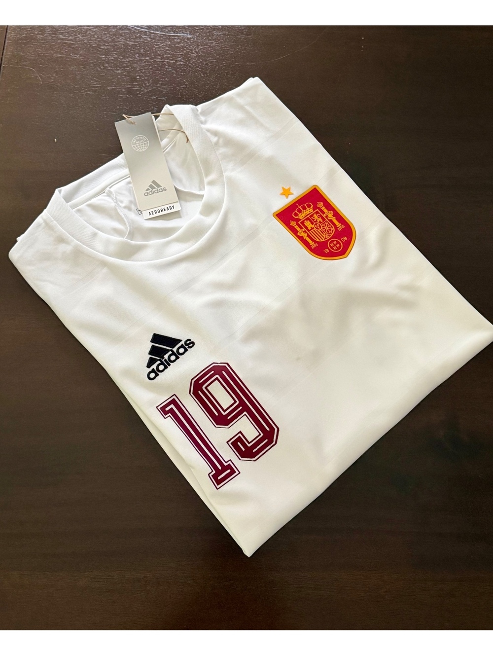 Lamine Yamal Spain Adidas White and Maroon details 2XL - Picture 8 of 8